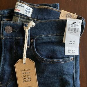NWT Abercrombie Kids Jeans 15/16 Slim